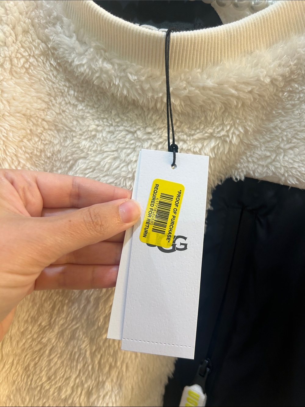NWT UGG Niko Sherpa Crewneck Size XL - Picture 10 of 16